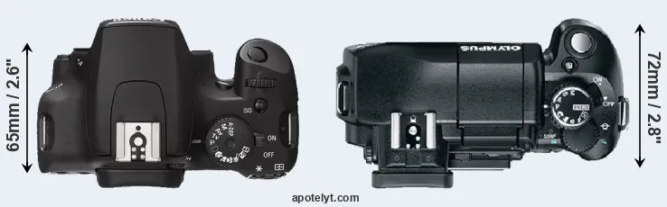 Compare XS versus E-330 top