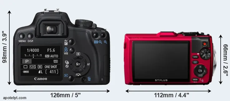 Comparison XS or TG-4 rear