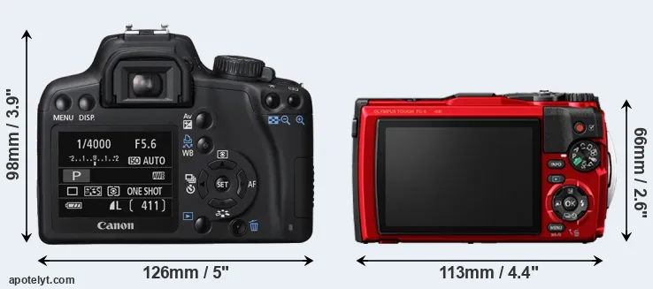 Comparison XS or TG-6 rear