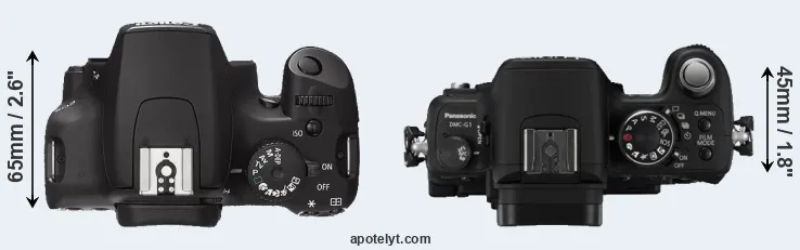 Compare XS versus G1 top