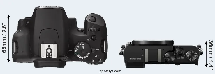Compare XS versus GM5 top