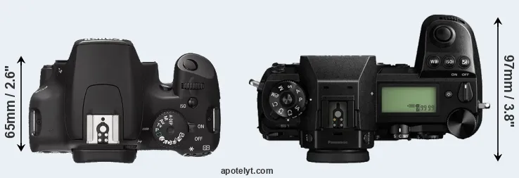 Compare XS versus S1 top