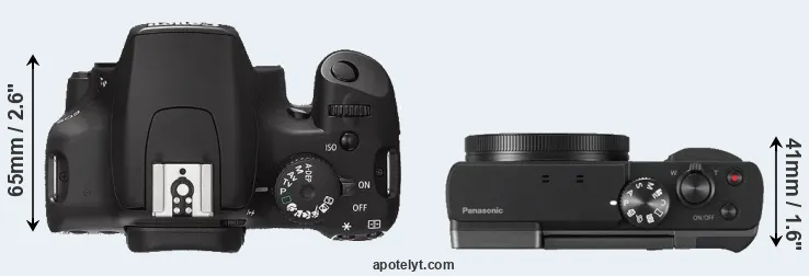 Compare XS versus ZS70 top
