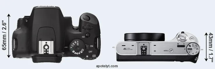 Compare XS versus NX500 top