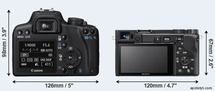 Comparison XS or A6100 rear