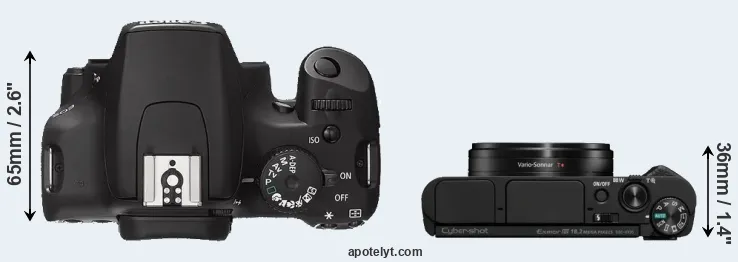 Compare XS versus HX95 top