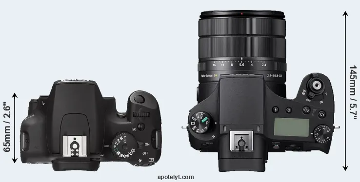 Compare XS versus RX10 IV top