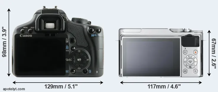 Comparison XSi or X-A10 rear