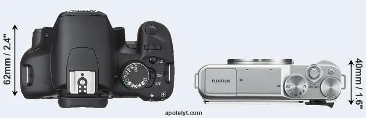 Compare XSi versus X-A10 top
