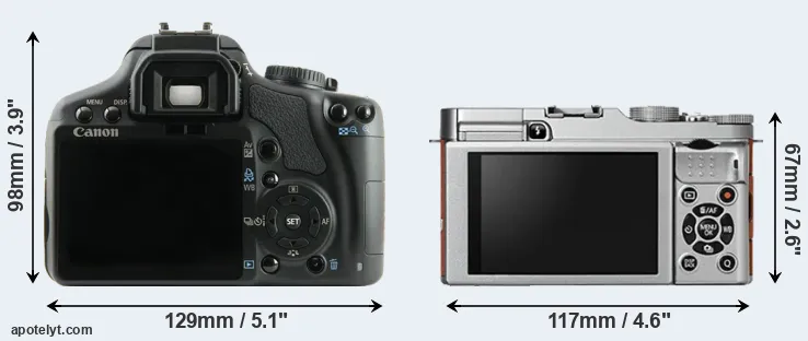 Comparison XSi or X-A2 rear