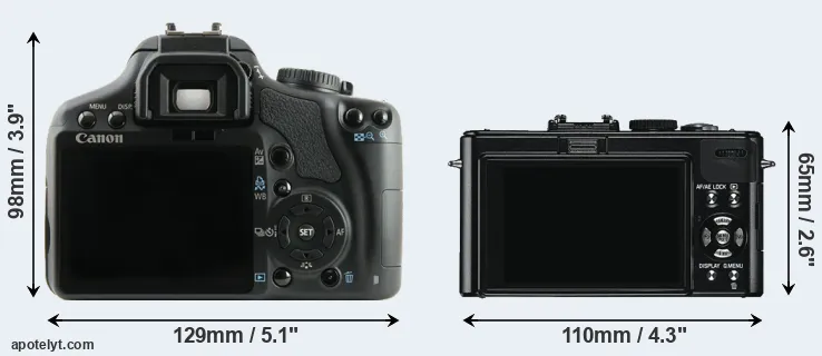 Comparison XSi or D-LUX 5 rear