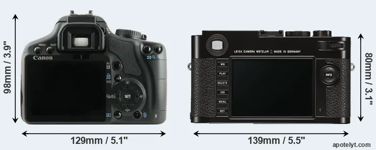 Comparison XSi or M Typ 262 rear