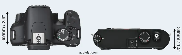 Compare XSi versus M10 top