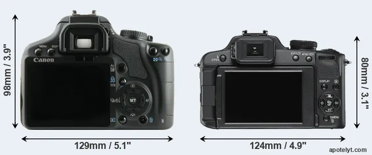 Comparison XSi or V-LUX 2 rear