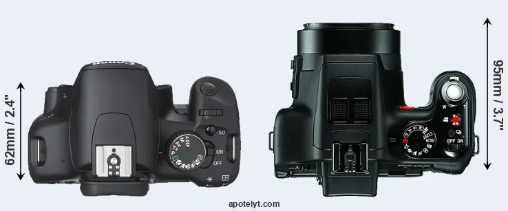 Compare XSi versus V-LUX 3 top