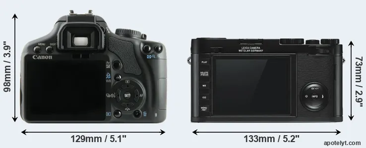 Comparison XSi or X Typ 113 rear