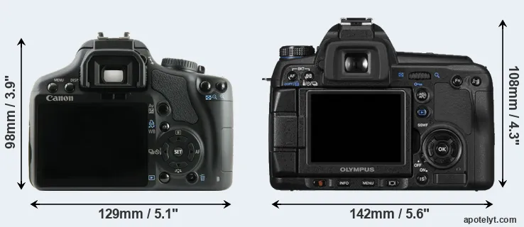 Comparison XSi or E-30 rear