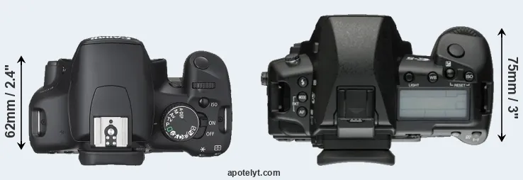 Compare XSi versus E-5 top