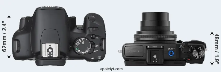 Compare XSi versus XZ-2 top