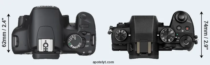 Compare XSi versus G85 top