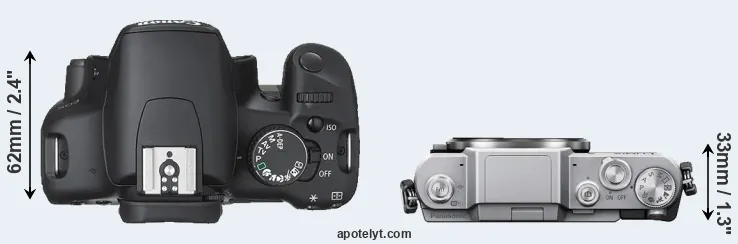 Compare XSi versus GF7 top