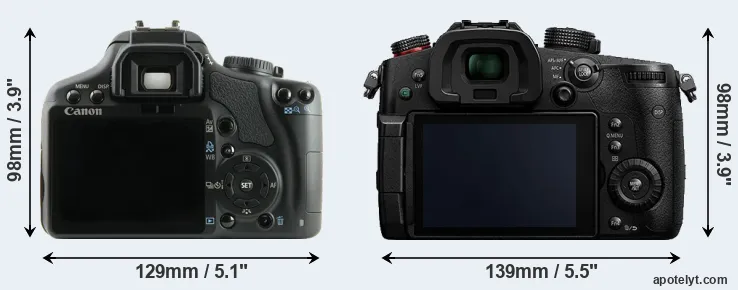 Comparison XSi or GH5s rear