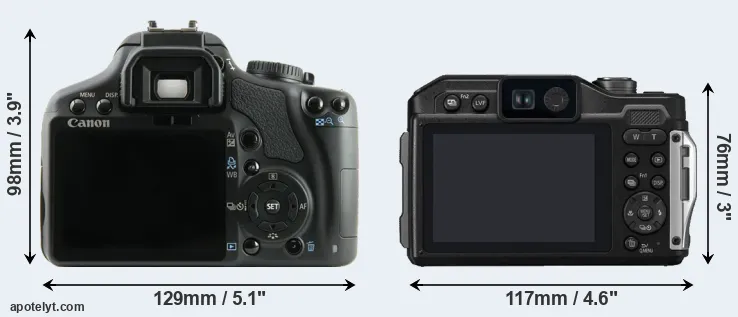 Comparison XSi or TS7 rear