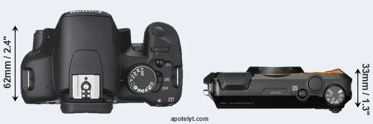 Compare XSi versus WG-6 top