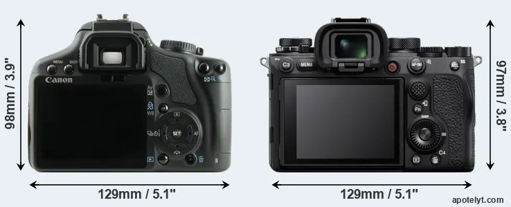 Comparison XSi or A1 rear