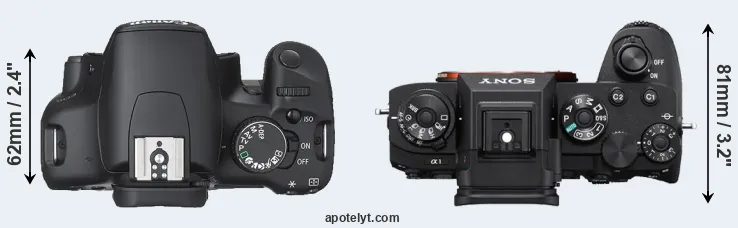 Compare XSi versus A1 top