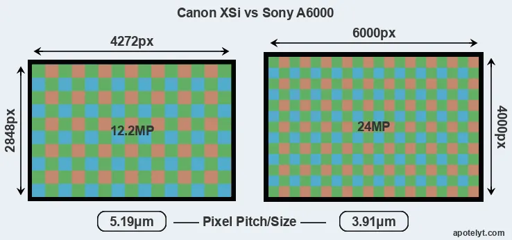 XSi versus A6000 MP