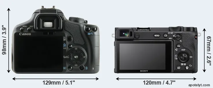 Comparison XSi or A6600 rear