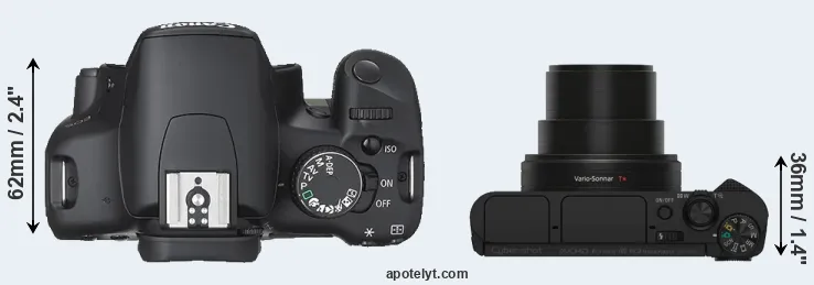 Compare XSi versus HX80 top