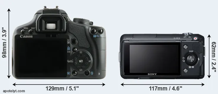 Comparison XSi or NEX-3 rear