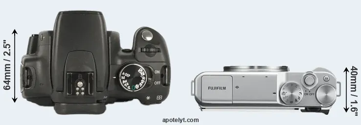 Compare XT versus X-A10 top