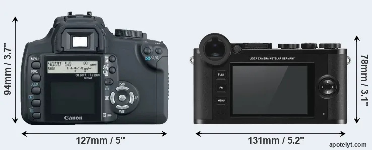 Comparison XT or CL rear