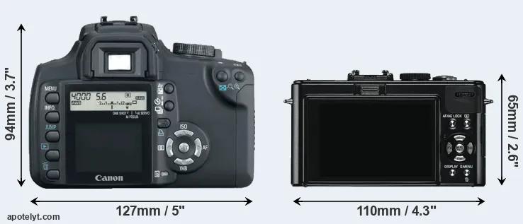 Comparison XT or D-LUX 5 rear
