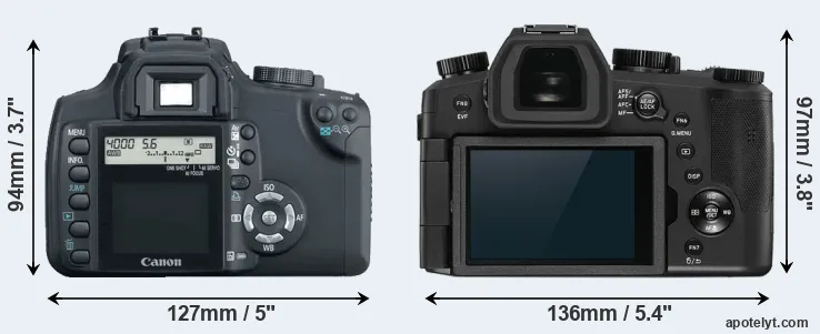 Comparison XT or V-LUX 5 rear