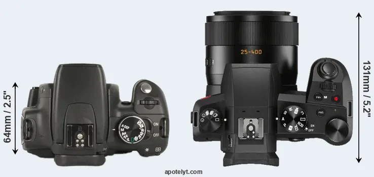 Compare XT versus V-LUX 5 top