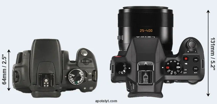 Compare XT versus V-LUX Typ 114 top