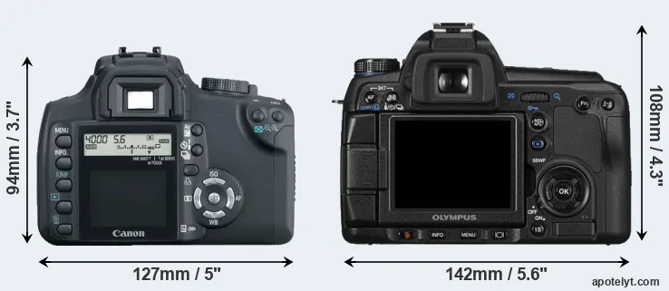 Comparison XT or E-30 rear