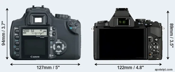 Comparison XT or E-M5 rear