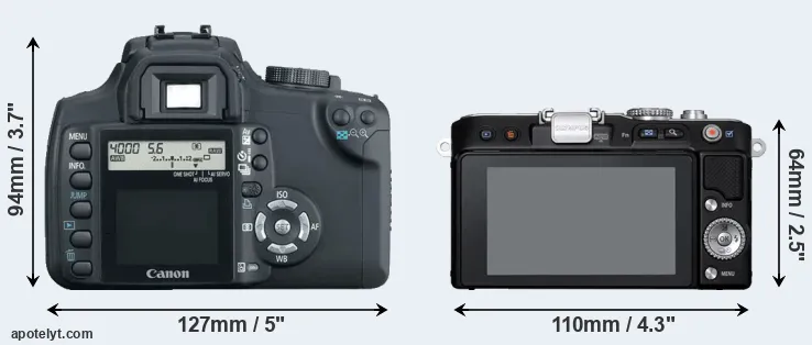 Comparison XT or E-PL3 rear