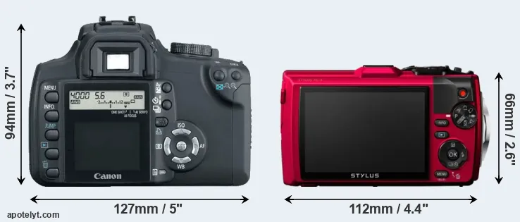 Comparison XT or TG-4 rear