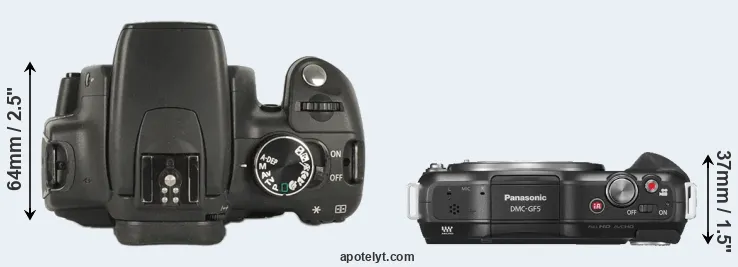 Compare XT versus GF5 top