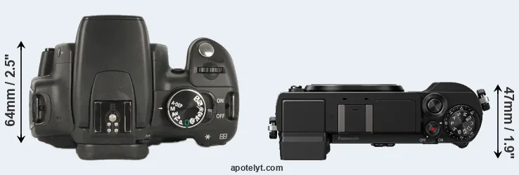 Compare XT versus GX9 top