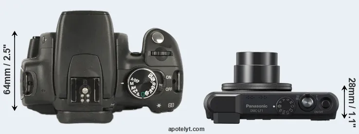 Compare XT versus LF1 top