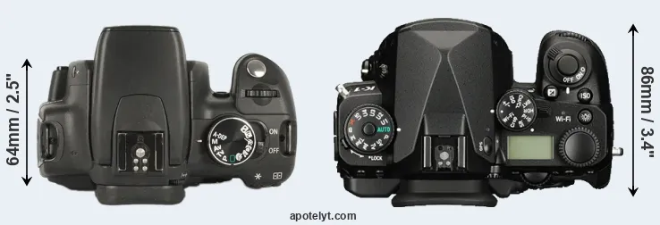 Compare XT versus K-1 top