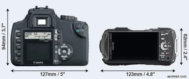Comparison XT or WG-60 rear