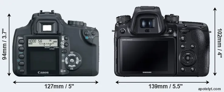 Comparison XT or NX1 rear